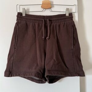 TNA Women's Dark Brown Athletic Shorts